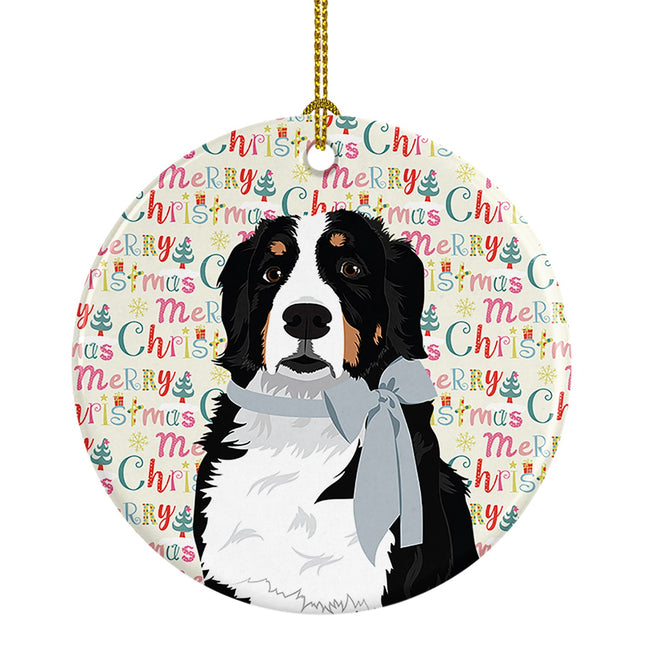 Bernese Mountain Dog #3 Christmas Ceramic Ornament