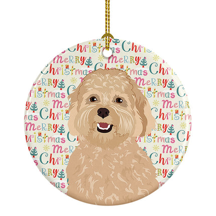 Doodle Fawn #1 Christmas Ceramic Ornament