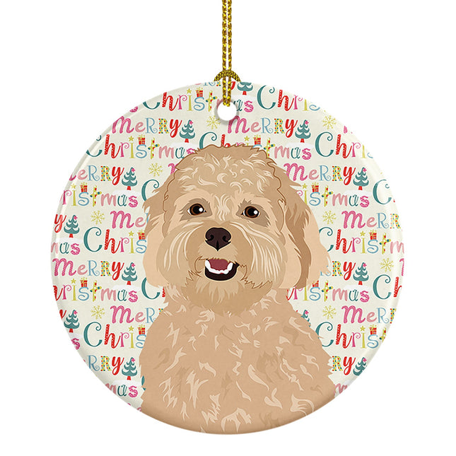 Doodle Fawn #1 Christmas Ceramic Ornament