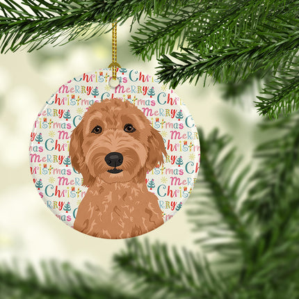 Doodle Liver #3 Christmas Ceramic Ornament