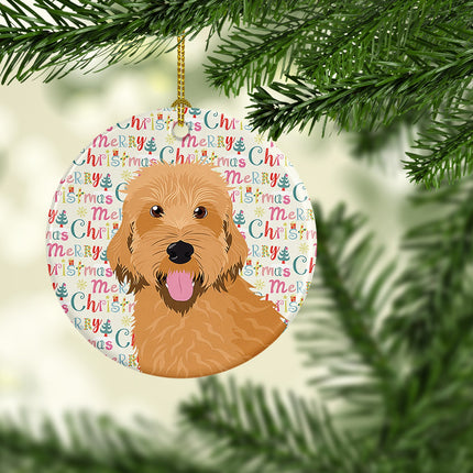 Doodle Liver #4 Christmas Ceramic Ornament