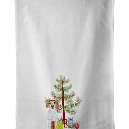 Beagle Tricolor #2 Christmas Kitchen Towel Set of 2