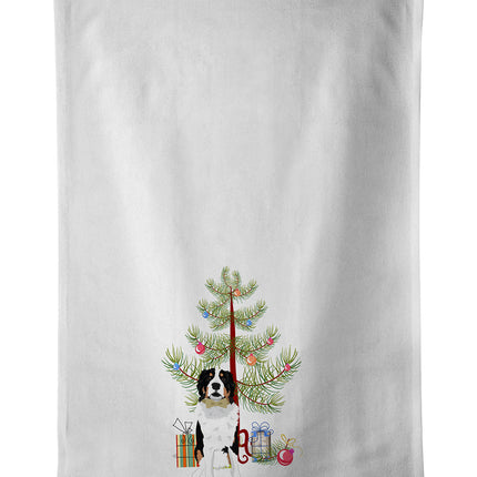 Bernese Mountain Dog #2 Christmas Kitchen Towel Set of 2