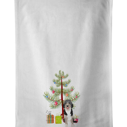 Doodle Black Tricolor #1 Christmas Kitchen Towel Set of 2