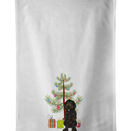 Doodle Chocolate #1 Christmas Kitchen Towel Set of 2