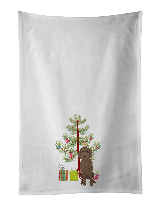 Doodle Chocolate #2 Christmas Kitchen Towel Set of 2