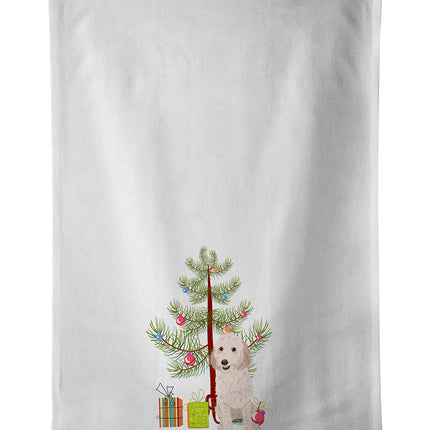 Doodle Cream #1 Christmas Kitchen Towel Set of 2