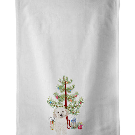 Doodle Cream #4 Christmas Kitchen Towel Set of 2