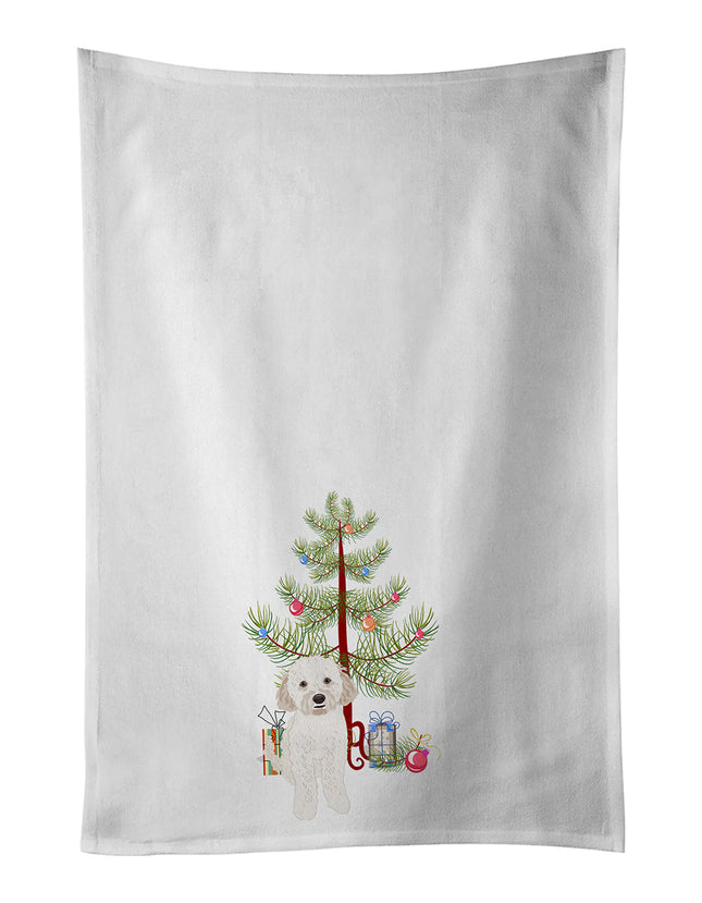 Doodle Cream #4 Christmas Kitchen Towel Set of 2