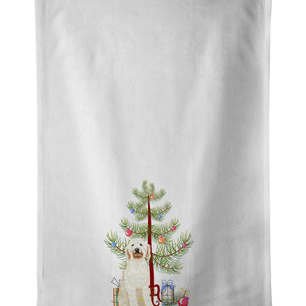 Doodle Cream #6 Christmas Kitchen Towel Set of 2