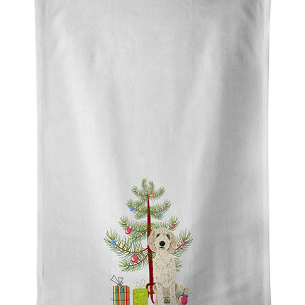 Doodle Cream #7 Christmas Kitchen Towel Set of 2
