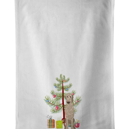 Doodle Fawn #4 Christmas Kitchen Towel Set of 2