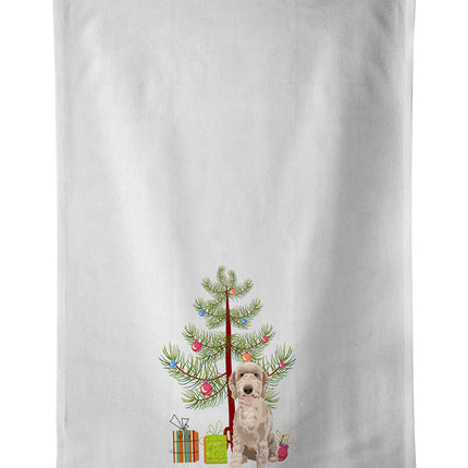Doodle Fawn #5 Christmas Kitchen Towel Set of 2