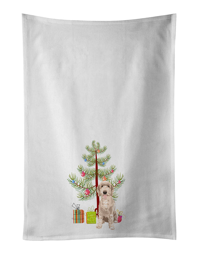 Doodle Fawn #5 Christmas Kitchen Towel Set of 2