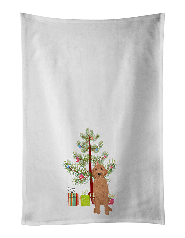 Doodle Liver #3 Christmas Kitchen Towel Set of 2