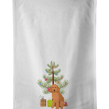 Doodle Red #1 Christmas Kitchen Towel Set of 2