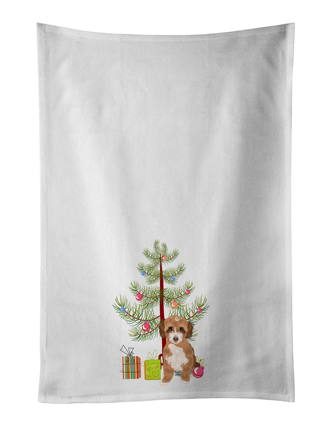 Doodle Tricolor #2 Christmas Kitchen Towel Set of 2