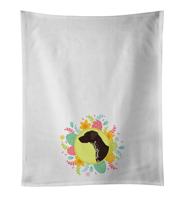 German Shorthaired Pointer Easter Kitchen Towel Set of 2