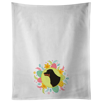 Rottweiler Easter Kitchen Towel Set of 2