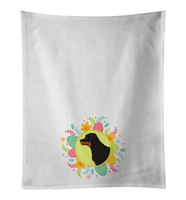Rottweiler Easter Kitchen Towel Set of 2