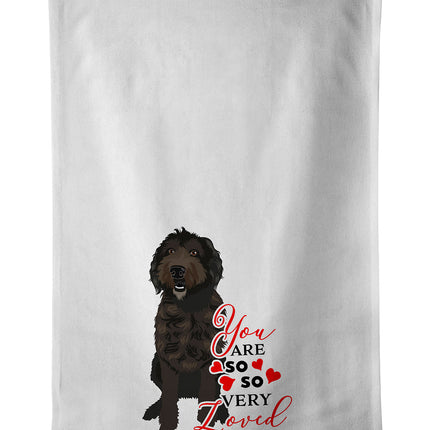 Doodle Chocolate #1 So Loved Kitchen Towel Set of 2
