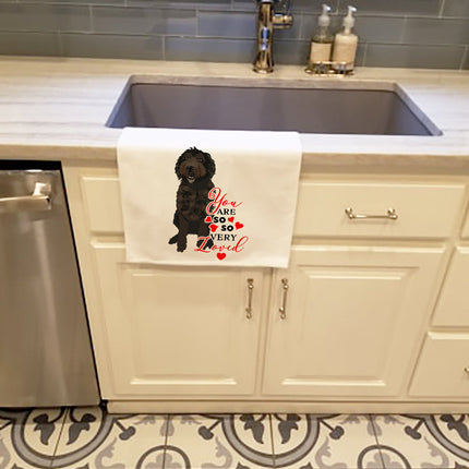 Doodle Chocolate #1 So Loved Kitchen Towel Set of 2