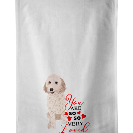 Doodle Cream #3 So Loved Kitchen Towel Set of 2