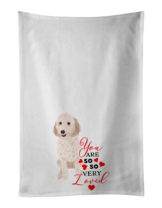 Doodle Cream #3 So Loved Kitchen Towel Set of 2