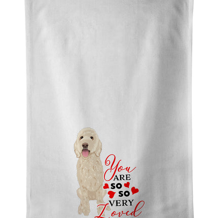 Doodle Cream #5 So Loved Kitchen Towel Set of 2