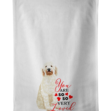 Doodle Cream #6 So Loved Kitchen Towel Set of 2