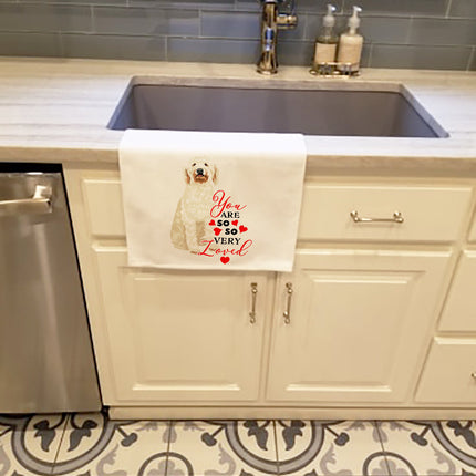 Doodle Cream #6 So Loved Kitchen Towel Set of 2