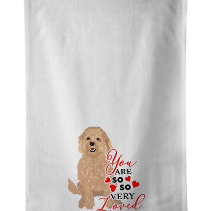 Doodle Fawn #1 So Loved Kitchen Towel Set of 2