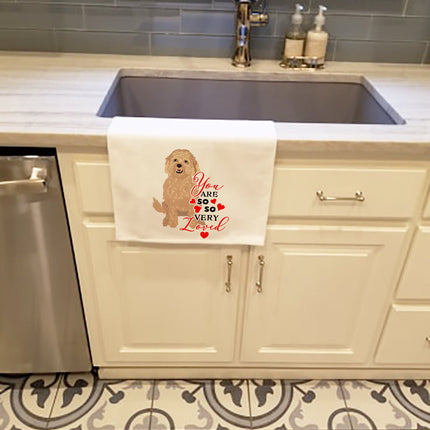 Doodle Fawn #1 So Loved Kitchen Towel Set of 2