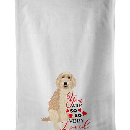 Doodle Fawn #2 So Loved Kitchen Towel Set of 2
