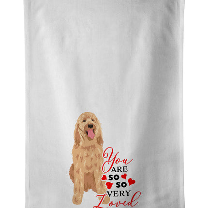 Doodle Fawn #3 So Loved Kitchen Towel Set of 2
