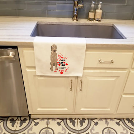 Doodle Fawn #4 So Loved Kitchen Towel Set of 2