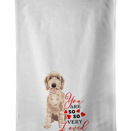 Doodle Fawn #5 So Loved Kitchen Towel Set of 2