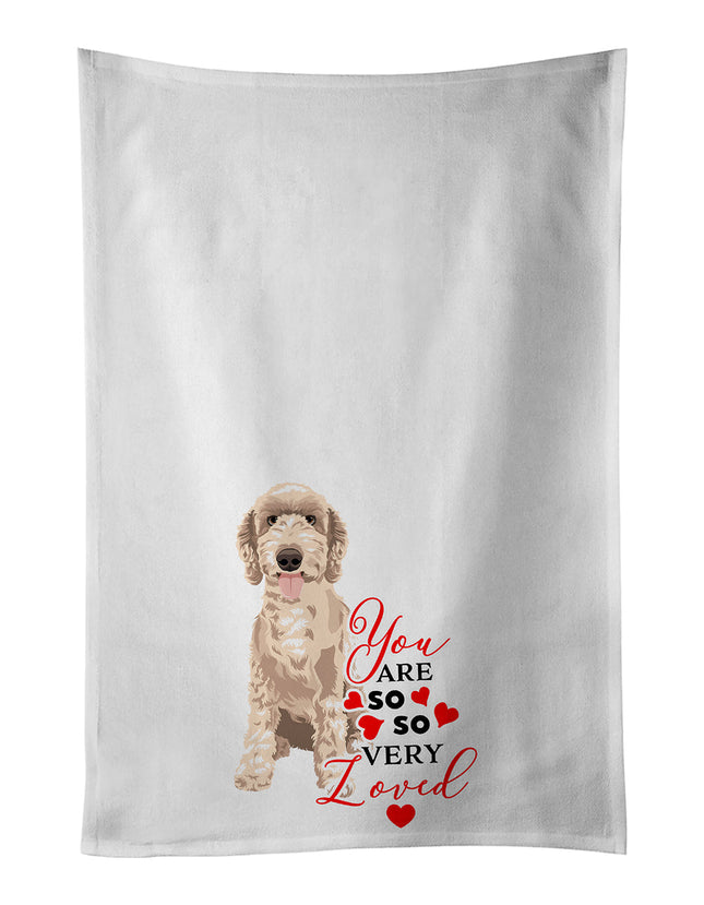 Doodle Fawn #5 So Loved Kitchen Towel Set of 2