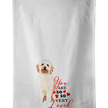 Doodle Red #2 So Loved Kitchen Towel Set of 2
