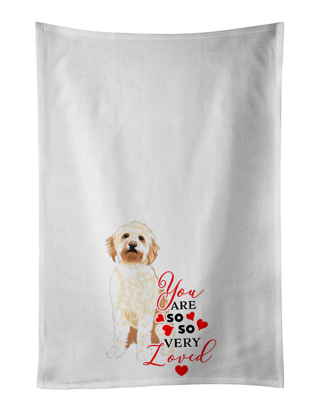 Doodle Red #2 So Loved Kitchen Towel Set of 2