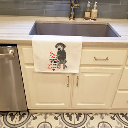 Doodle Silver #2 So Loved Kitchen Towel Set of 2