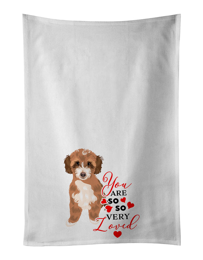 Doodle Tricolor #2 So Loved Kitchen Towel Set of 2