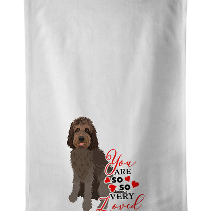 Doodle Tricolor #3 So Loved Kitchen Towel Set of 2