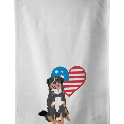 Bernese Mountain Dog #1 Patriotic Kitchen Towel Set of 2
