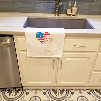 Doodle Cream #1 Patriotic Kitchen Towel Set of 2