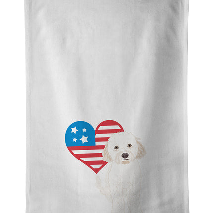 Doodle Cream #4 Patriotic Kitchen Towel Set of 2