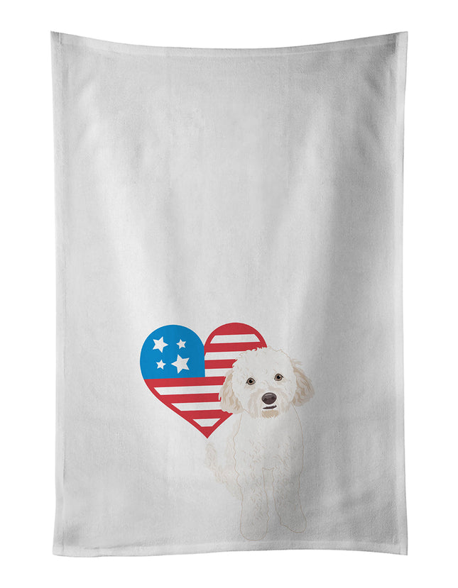 Doodle Cream #4 Patriotic Kitchen Towel Set of 2