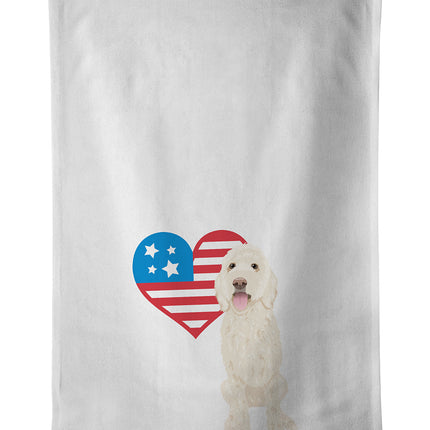 Doodle Cream #5 Patriotic Kitchen Towel Set of 2