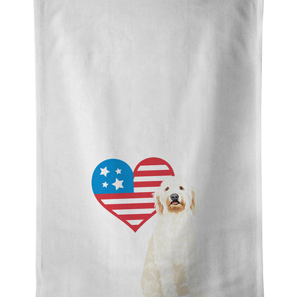 Doodle Cream #6 Patriotic Kitchen Towel Set of 2