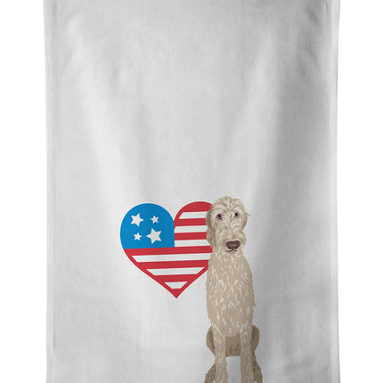 Doodle Fawn #4 Patriotic Kitchen Towel Set of 2